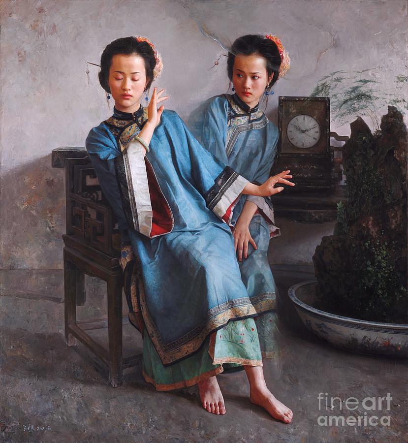 Frail banboo/ Wen Zhu Painting by MingYue Wang Frail banboo/ Wen Zhu Painting by MingYue Wang