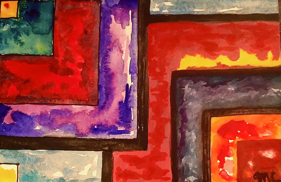 Abstract Painting - Frames by Mike Coyne