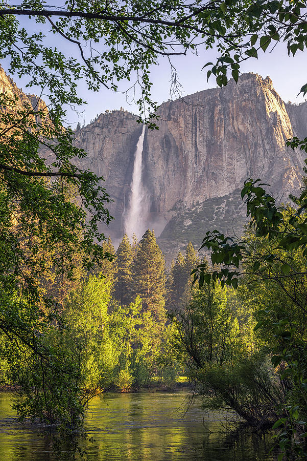 Framing Upper Yosemite Falls - National Parks Photograph by Joseph S Giacalone