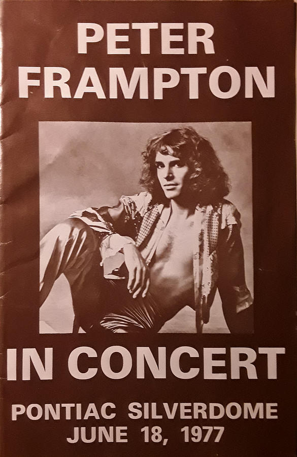 Frampton Concert Program Photograph by Judy Stepanian