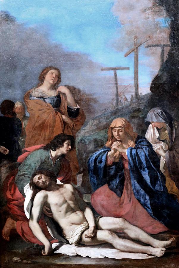 Francais La Pieta Painting by Guercino | Fine Art America