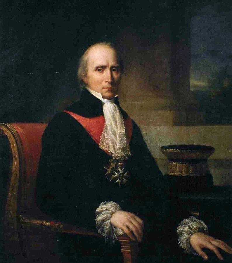 Francais   Portrait de Francois  marquis de Barbe-Marbois  1745-1837  Painting by Jean Francois Boisselat