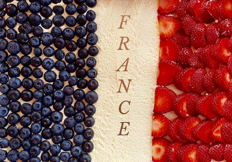 France Berry Flag Photograph by Jacqueline Manos
