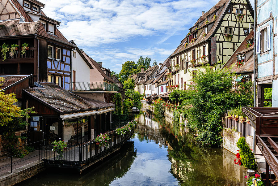 France, Colmar, half-timbered houses in Little Venice Photograph by Westend61