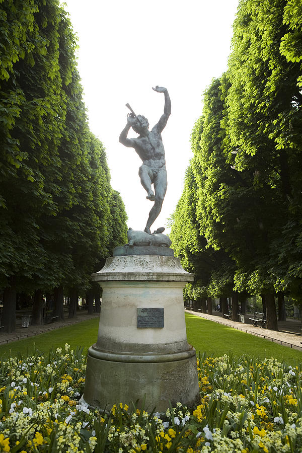 France, Paris, statue in Luxembourg Gardens Photograph by Allison Michael Orenstein
