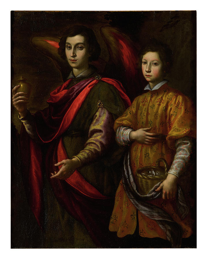 Francesco Curradi Tobias And The Angel Painting by MotionAge Designs