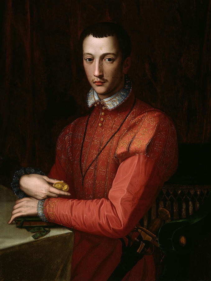 Francesco de Medici Painting by Alessandro Allori
