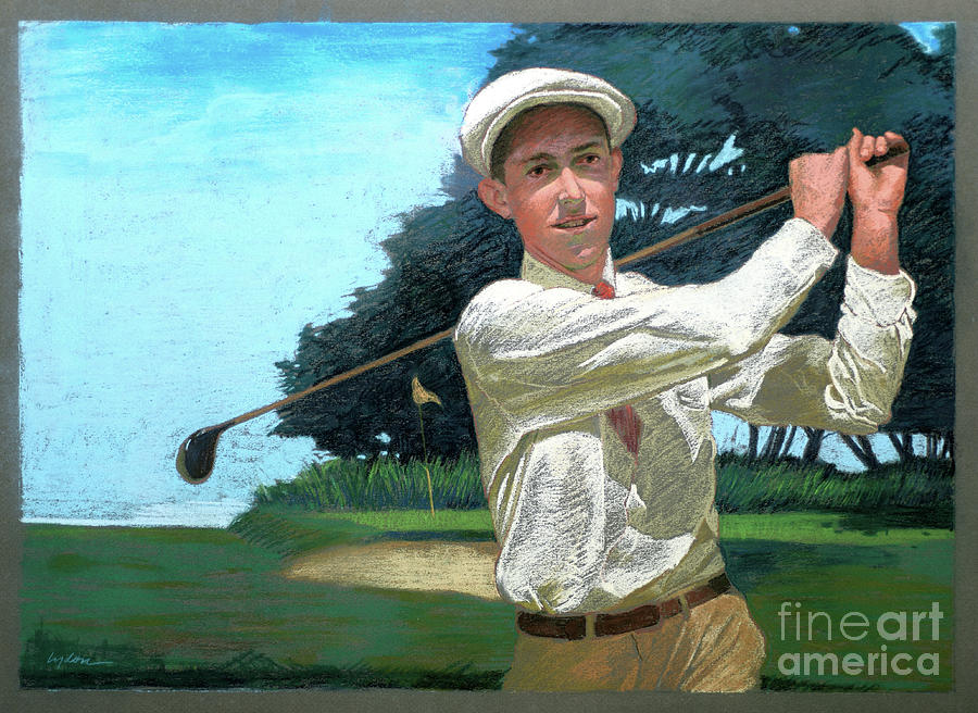 Francis Ouimet Painting by Tom Lydon