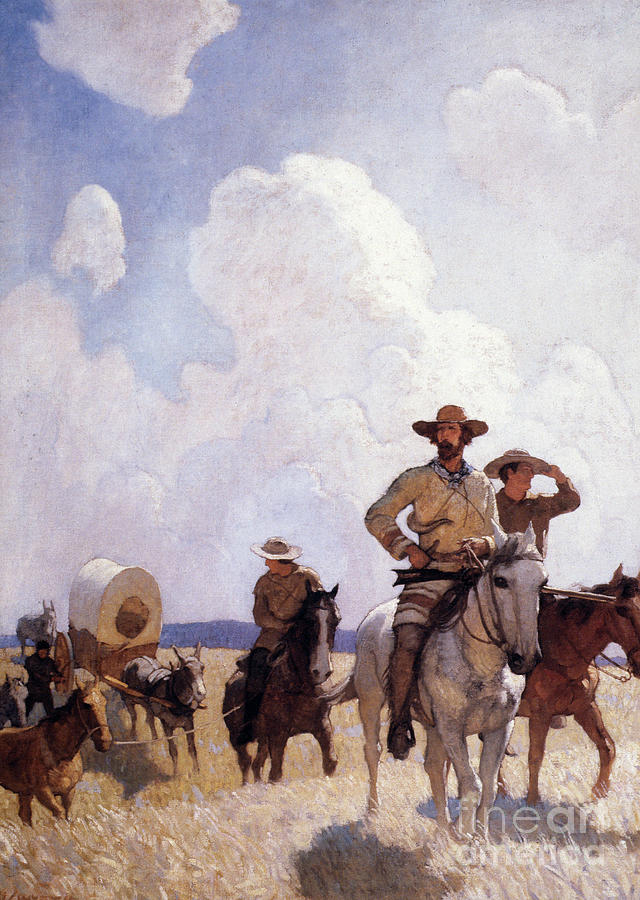 Francis Parkman Painting by Newell Convers Wyeth