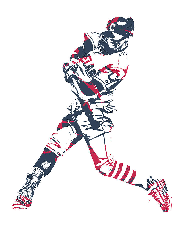 Indians Mixed Media - Francisco Lindor CLEVELAND INDIANS PIXEL ART 13 by Joe Hamilton Indians Mixed Media - Francisco Lindor CLEVELAND INDIANS PIXEL ART 13 by Joe Hamilton