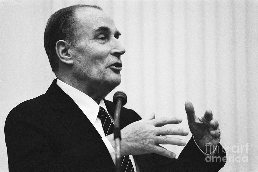 Francois Mitterrand Photograph by Rob Croes