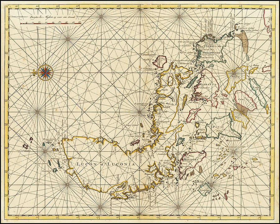 Francois Valentijn Title Philippine Islands Lucon of Luconia 1724 ...