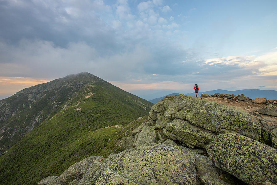 Franconia Ridge Evening Hike Photograph by White Mountain Images