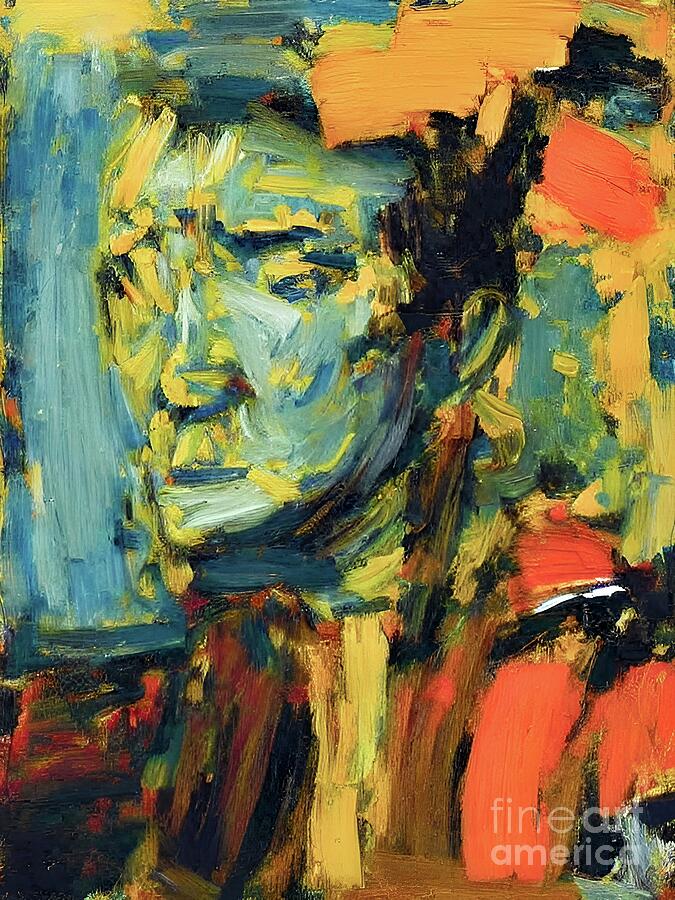 Frank Auerbach expressionist portrait Digital Art by Christina Fairhead Art and Merch Frank Auerbach expressionist portrait Digital Art by Christina Fairhead Art and Merch
