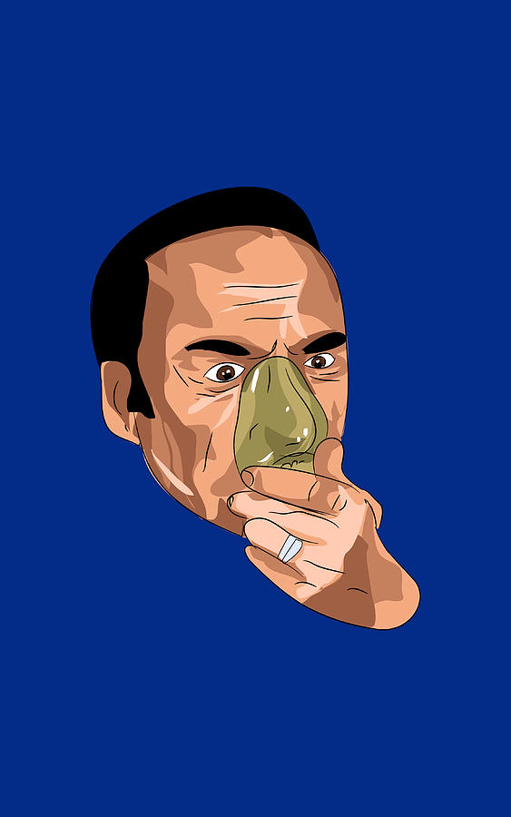 Frank Booth blue velvet Poster quote Painting by Yasmine Patel Fine