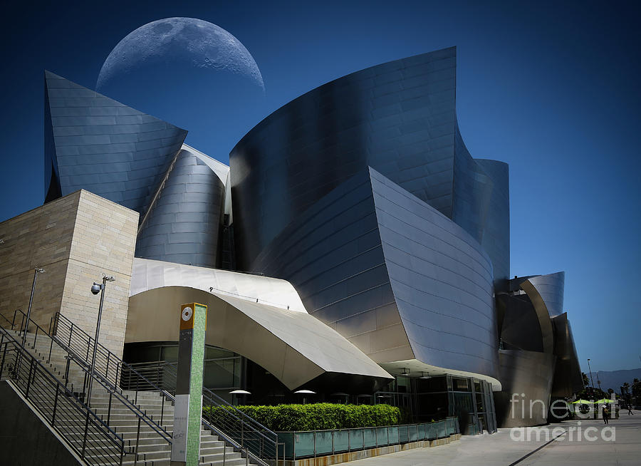 Frank Gehry Architecture Los Angeles  Photograph by Chuck Kuhn