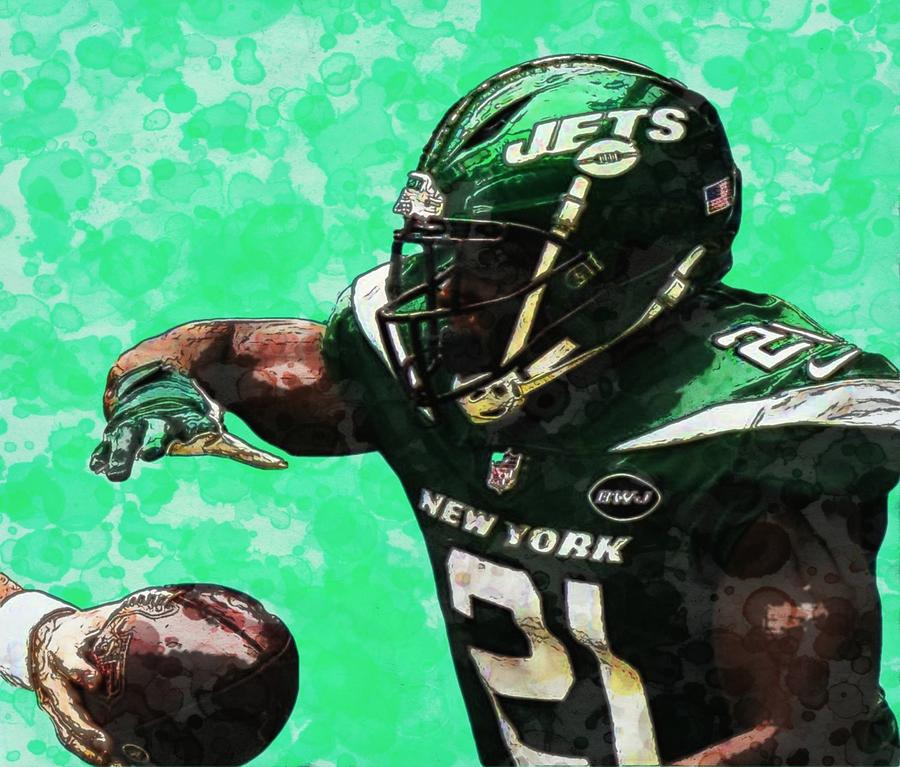 Frank Gore Jets RB by Bob Smerecki