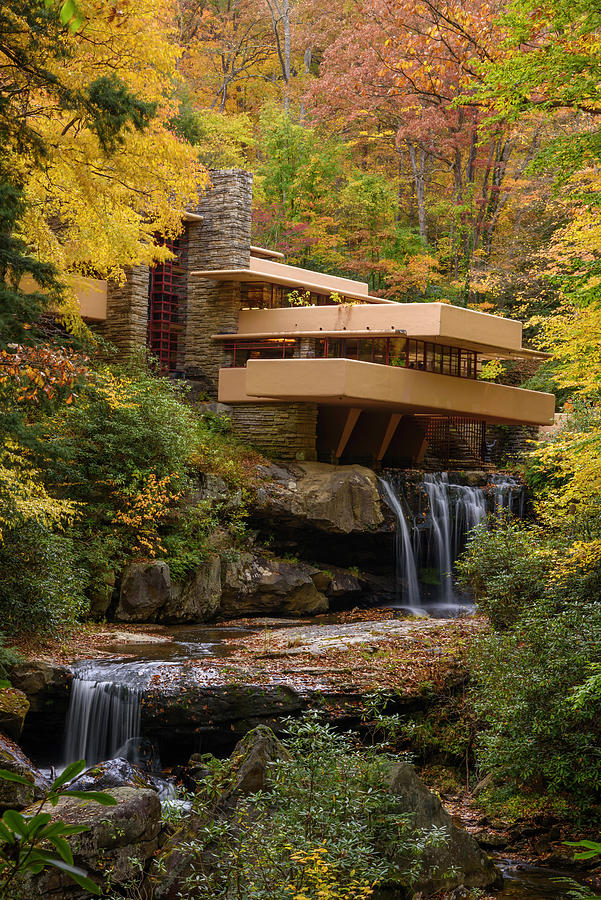 Frank Lloyd Wright's Fallingwater Photograph by Clare Kaczmarek - Pixels