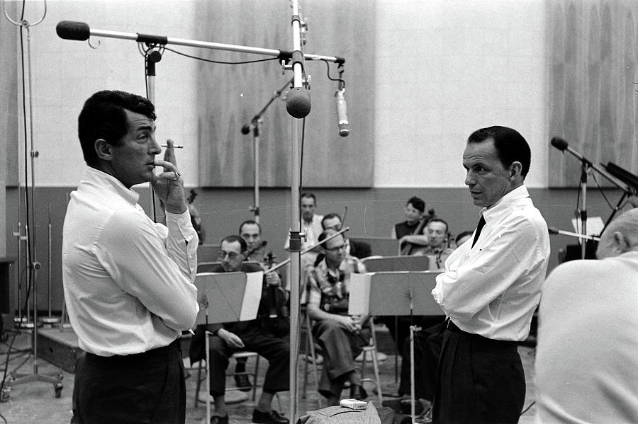 Frank Sinatra and Dean Martin Photograph by Allan Grant