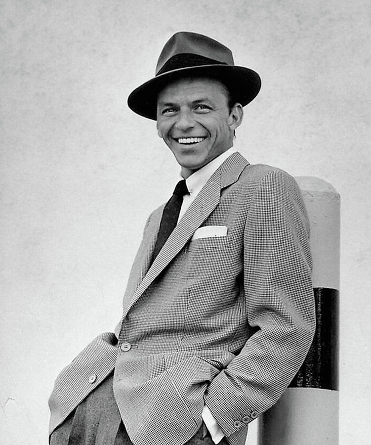 Frank Sinatra Black and White Digital Art by Beatrice Stokes - Fine Art ...