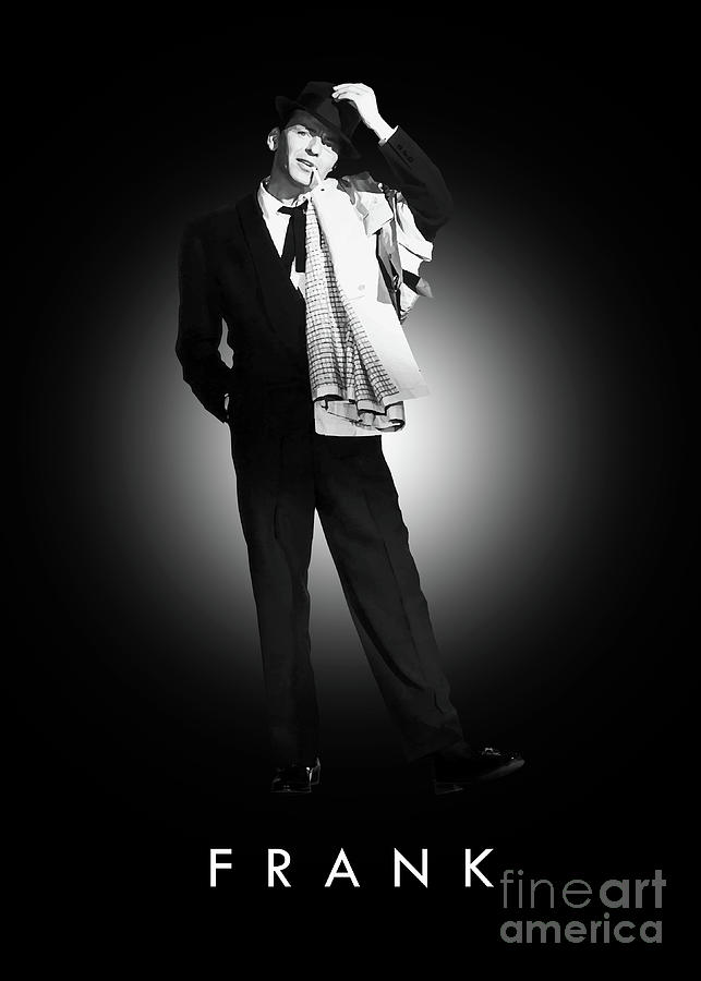 Frank Sinatra Digital Art - Frank Sinatra by Bo Kev