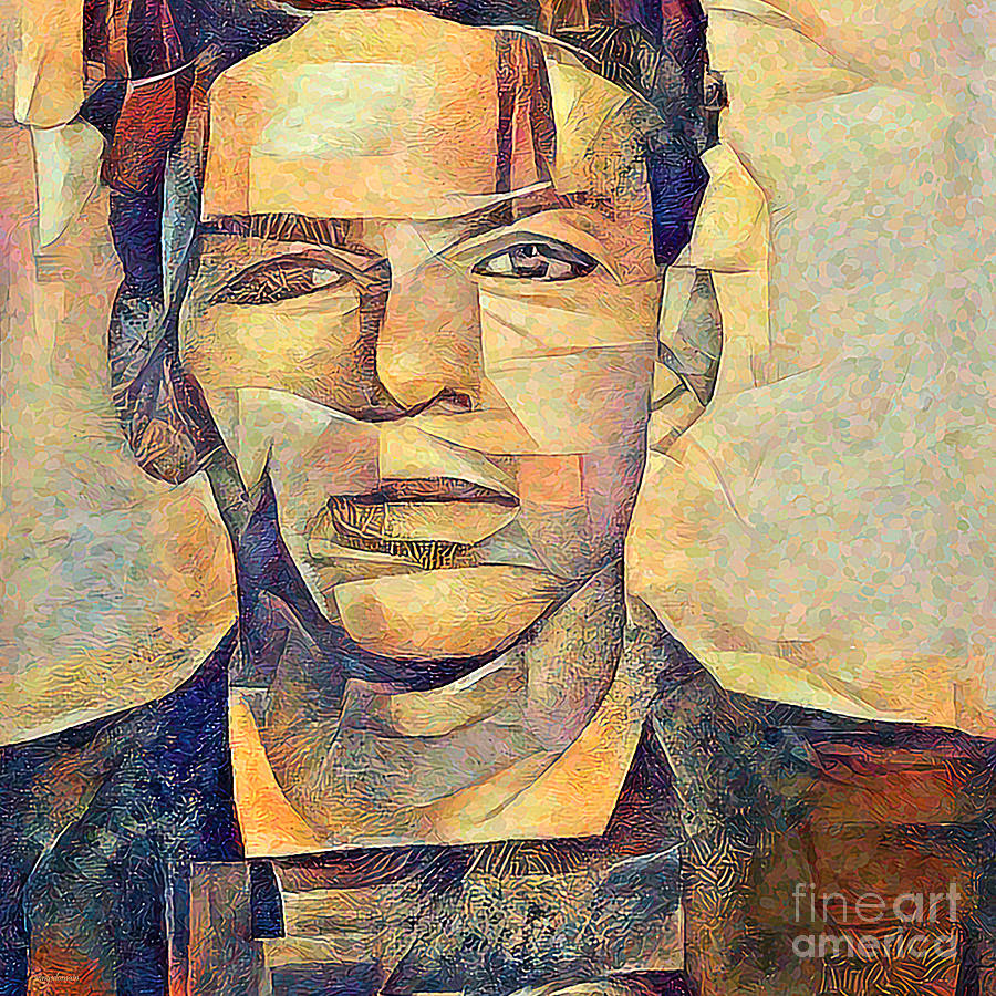 Frank Sinatra Contemporary Art 20210718 square Photograph by Wingsdomain Art and Photography