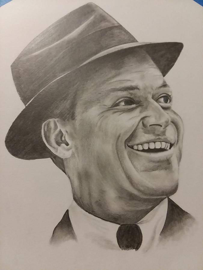 Frank Sinatra Drawing by Glenn Fiscaletti - Pixels