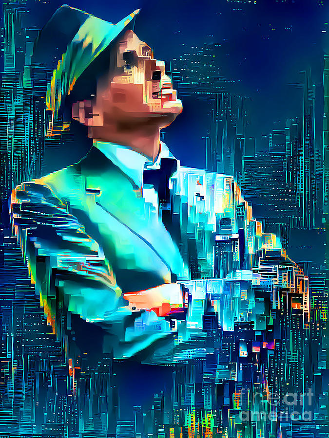Frank Sinatra In The Big Apple If I Can Make It Here I Will Make It Anywhere New York 20210306 Photograph by Wingsdomain Art and Photography
