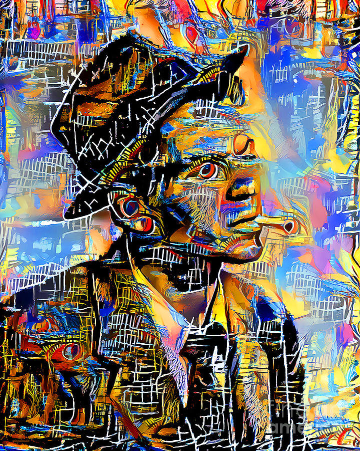 Frank Sinatra In Vibrant Contemporary Urban Graffiti 20210724 Photograph by Wingsdomain Art and Photography