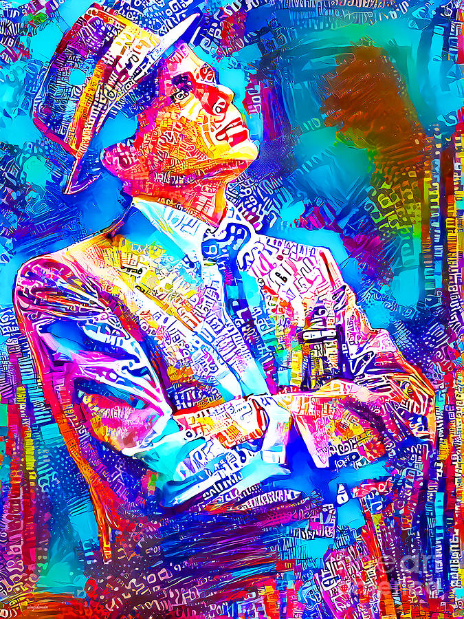 Frank Sinatra In Vibrant Modern Contemporary Urban Style 20210625 Photograph by Wingsdomain Art and Photography