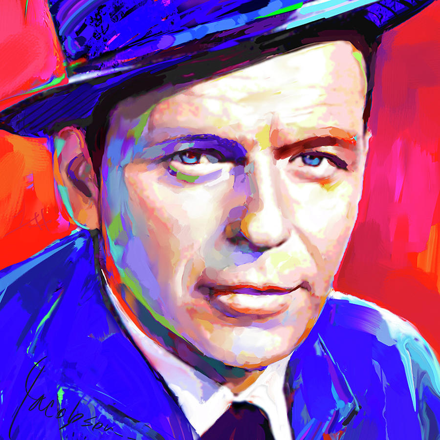 Frank Sinatra  Painting by Jackie Medow-Jacobson