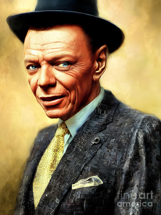 Frank Sinatra The Chairman 20230322c Mixed Media by Wingsdomain Art and ...