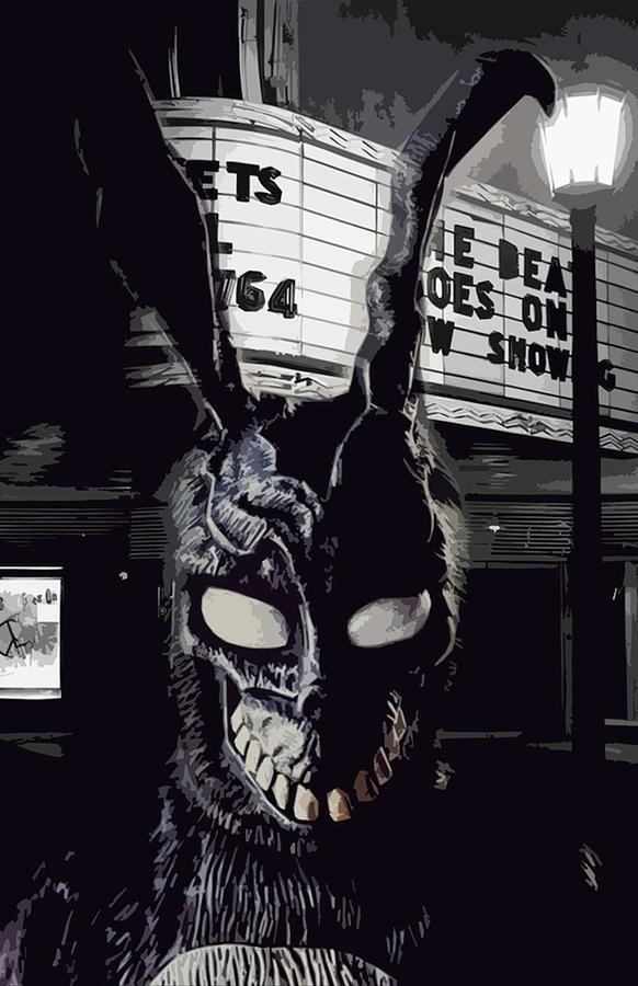 Frank The Bunny Poster Digital Art by Maria Sanchez Pixels