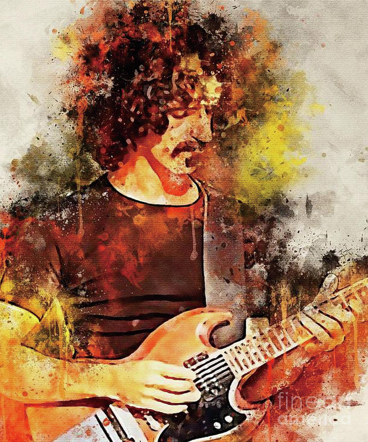 Frank Zappa Painting by Dennis Bennett - Fine Art America