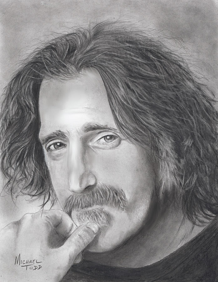 Frank Zappa Drawing - Frank Zappa by Michael Todd
