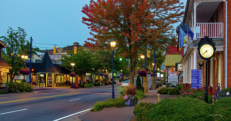 Frankenmuth Michigan Night Photograph by Ken Figurski - Fine Art America