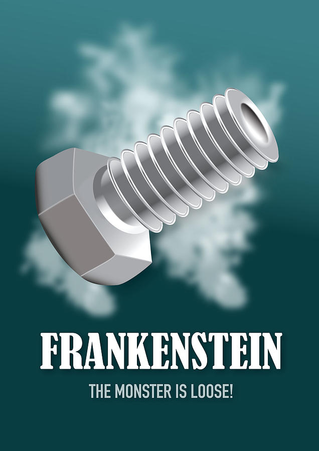 Movie Poster Digital Art - Frankenstein - Alternative Movie Poster by Movie Poster Boy