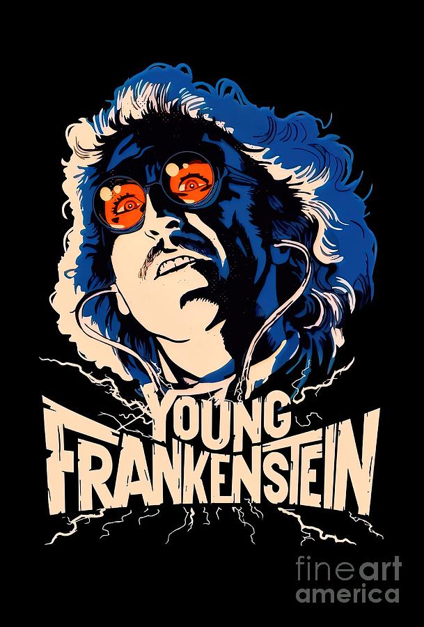 Frankenstein Gene Wilder Painting by Walker Lisa - Fine Art America