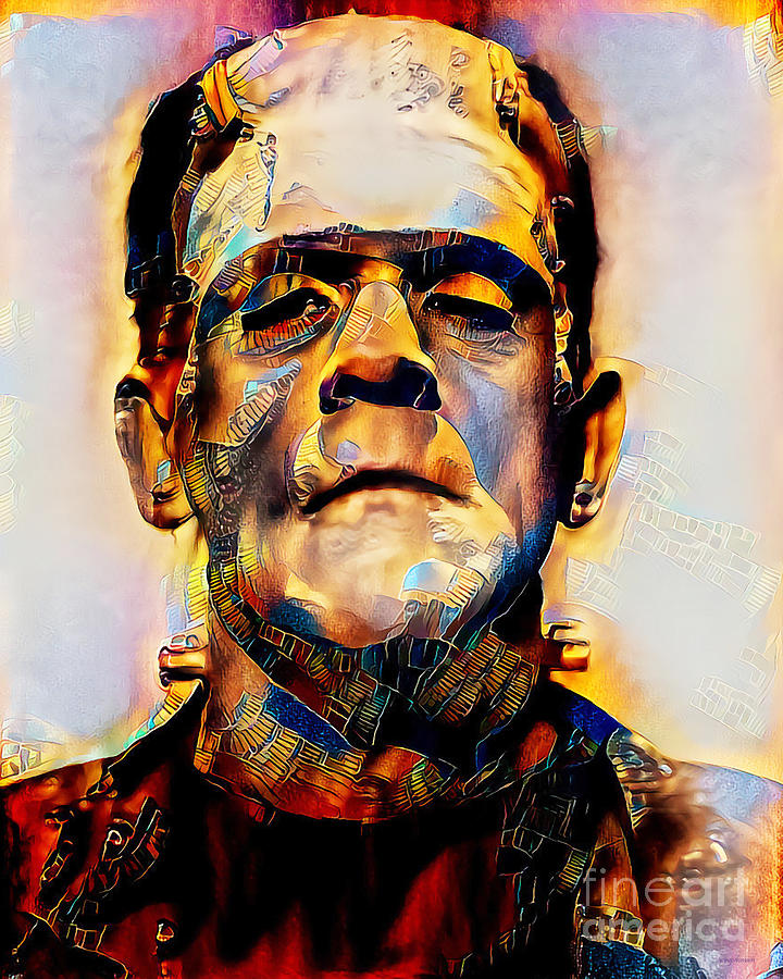 Frankenstein in Nostalgic Painterly Colors 20200518 Photograph by Wingsdomain Art and Photography