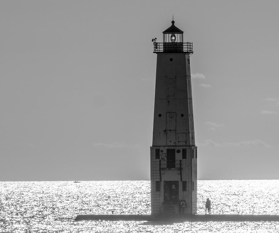 Frankfort North Breakwater Lighthouse 2 Photograph