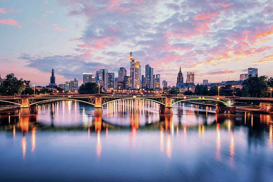 Frankfurt Sunset Photograph