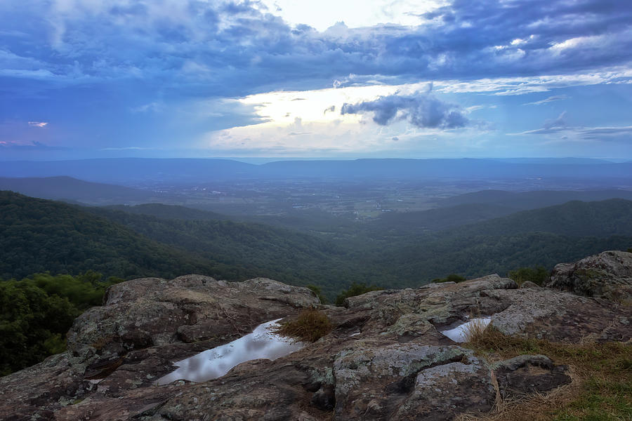 Franklin Cliffs Overlook - Shenandoah National Park  Photograph by Susan Rissi Tregoning