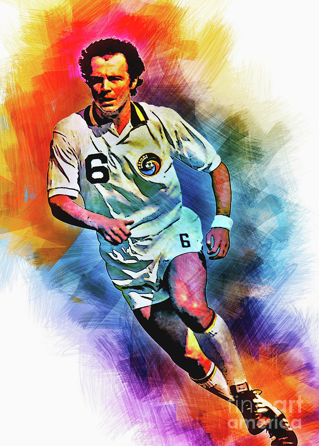 Franz Beckenbauer Digital Art by Kun Pact