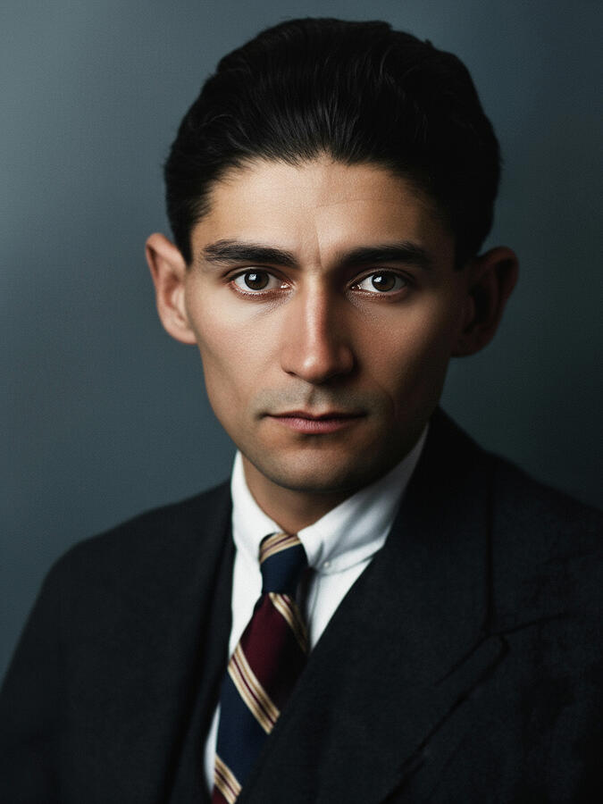 Man in Vintage Suit Photograph - Franz Kafka by Dan Sproul