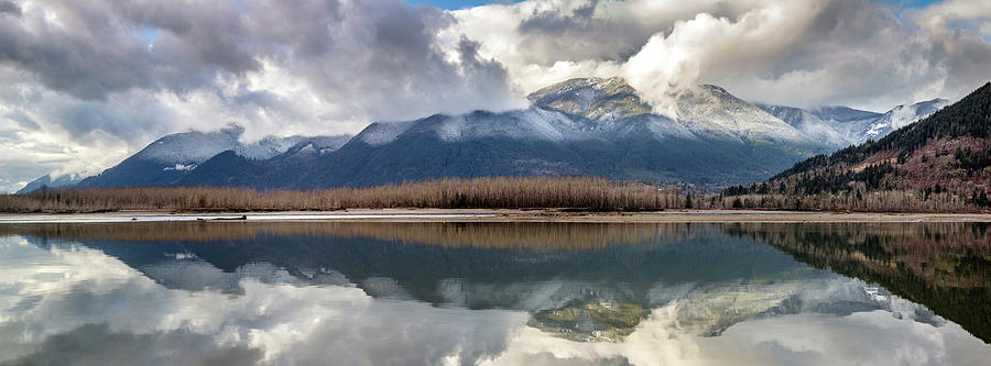 Fraser River Reflection at Island 22 Photograph by Pierre Leclerc Photography