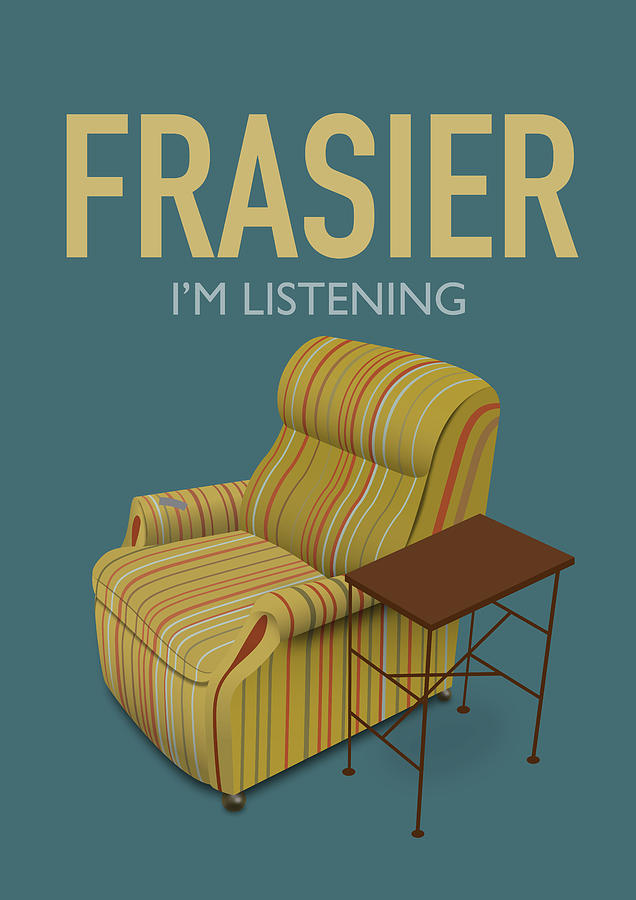 David Hyde Pierce Digital Art - Frasier - Alternative Movie Poster by Movie Poster Boy