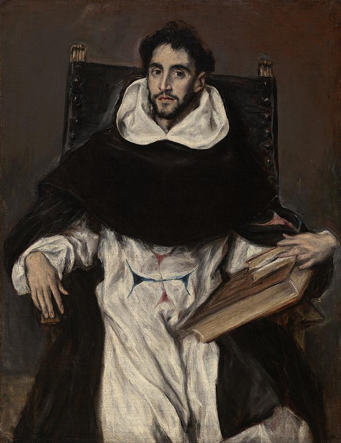 El Greco Painting - Fray Hortensio Felix Paravicino #2 by El Greco
