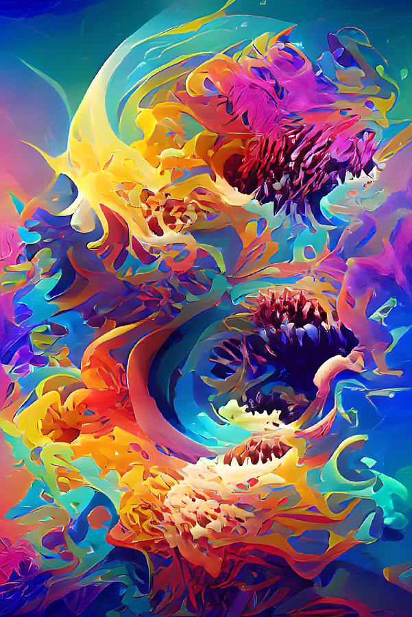 Freaky Fractals Digital Art by Michelle Hoffmann - Fine Art America