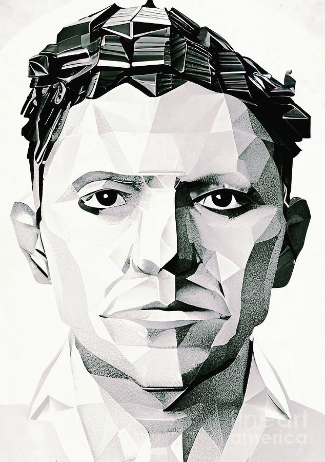 Criminal Fred -killer- Burke geometric portrait Digital Art by Christina Fairhead Art and Merch Criminal Fred -killer- Burke geometric portrait Digital Art by Christina Fairhead Art and Merch