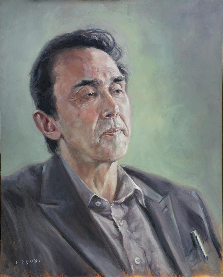 Fred Vincent Portrait Painting by Martin Davey